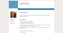 Desktop Screenshot of corinna-telkamp.de